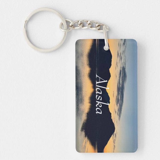 Llavero Alaska - Tierra del sol de medianoche (Frente)