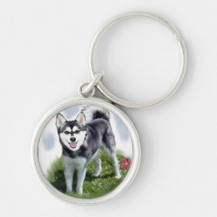 Llavero Alaskan Klee Kai Art