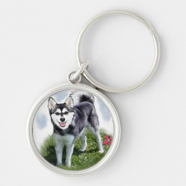 Llavero Alaskan Klee Kai Art (Frente)