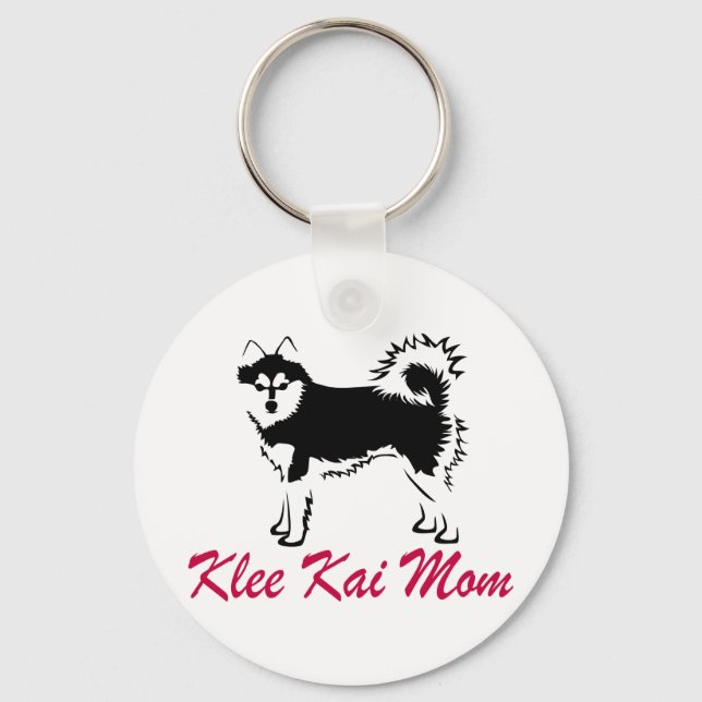 Llavero Alaskan Klee Kai Mom (Anverso)