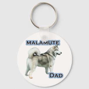 Llavero Alaskan Malamute Dad 4 - Keychain