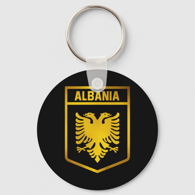 Llavero Albania Emblem (Anverso)