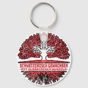 Llavero Albanien Albanisch Schweizer Schweiz Baum Wurzel