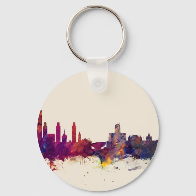 Llavero Albany New York Skyline (Anverso)