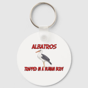 Llavero Albatros atrapó en un cuerpo humano