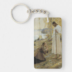 Llavero Albert Edelfelt - Cristo y María Magdalena