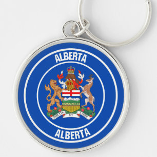 Llavero Alberta Round Emblem