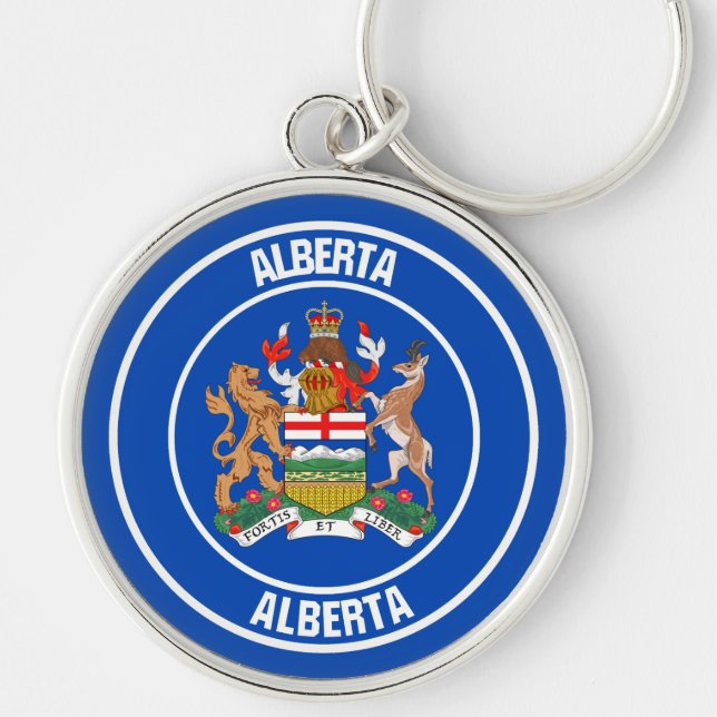 Llavero Alberta Round Emblem (Frente)