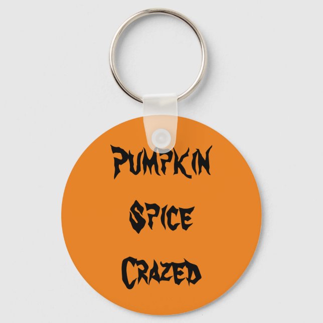 Llavero Alboroto de calabaza enloquecido (Anverso)