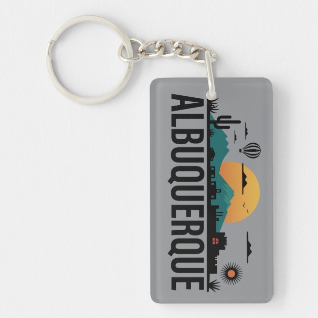 Llavero Albuquerque Nuevo México (Frente)