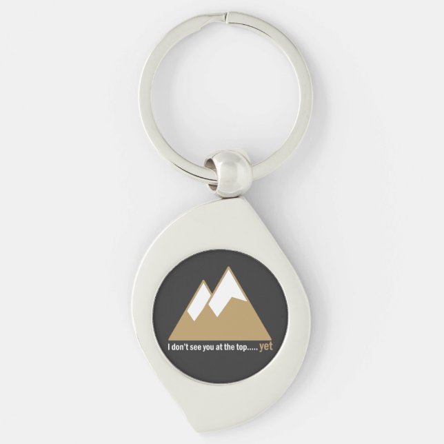 Llavero Alcanzar nuevas alturas: La subida al éxito (Anverso)