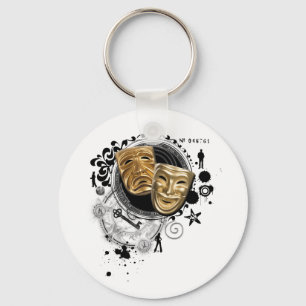 Llavero Alchemy of Acting Drama Masks