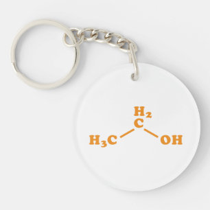 Llavero Alcohol Etanol Fórmula química molecular