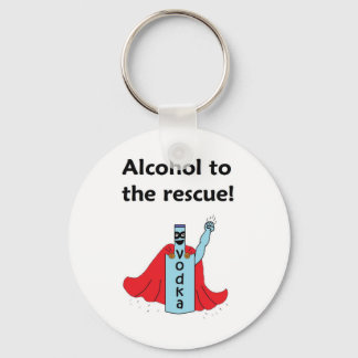 Llavero Alcohol to the Rescue Key Chain