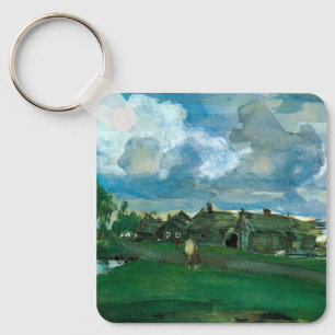Llavero Aldea rusa Valentin Serov