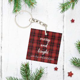 Llavero Alegre y Brillante Navidad