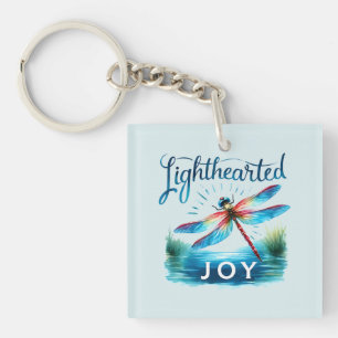 Llavero Alegría iluminada - Dragonfly artístico