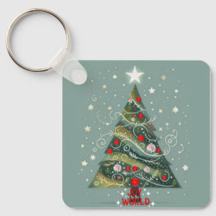 Llavero Alegría por el árbol de Navidad del mundo