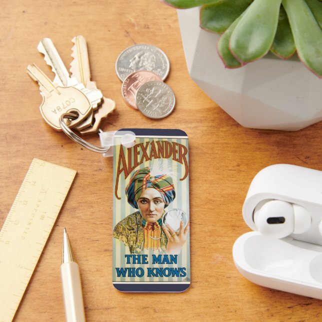 Llavero Alejandro, el hombre que sabe, el Poster de la mag (Escritorio )