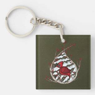 Llavero Alejandro el Keychain acrílico cardenal