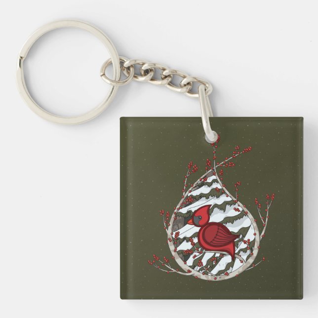 Llavero Alejandro el Keychain acrílico cardenal (Frente)