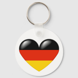 Llavero alemán del corazón - Deutsche Herz