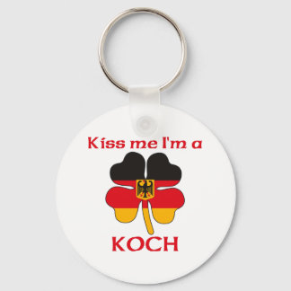 Llavero Alemán personalizado me besa yo soy Koch