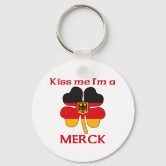 Llavero Alemán personalizado me besa yo soy Merck