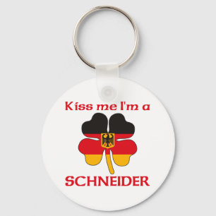 Llavero Alemán personalizado me besa yo soy Schneider