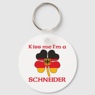 Llavero Alemán personalizado me besa yo soy Schneider