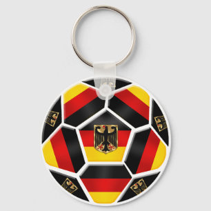 Llavero Alemania - bola de Alemania aficionados al fútbol