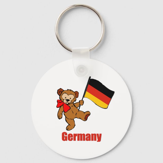 Llavero Alemania Teddy Bear (Anverso)