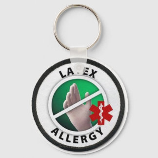 Llavero Alergia del látex