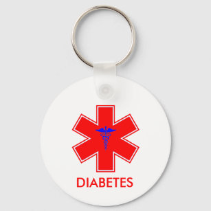 Llavero Alerta diabética - Keychain / Tag - Basic