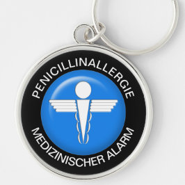 Llavero Alerta Médica PENICILLINALLERGI - Keychain botón