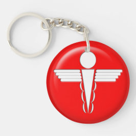 Llavero Alerta médica - Red Keychain