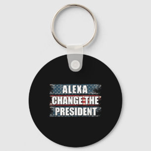 Llavero Alexa cambia el presidente Funny Trump