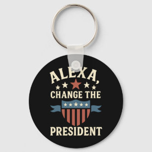 Llavero Alexa, Cambiar al presidente Anti Trump Divertido