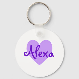 Llavero Alexa en morado