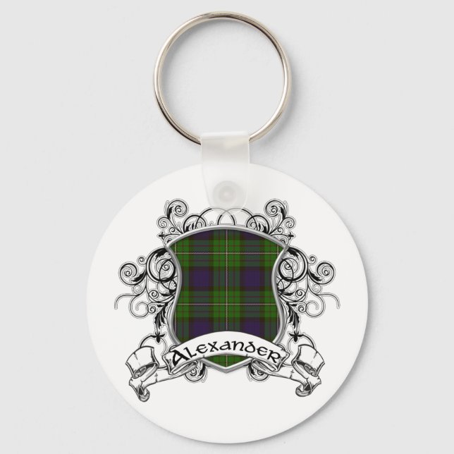 Llavero Alexander Tartan Shield (Anverso)