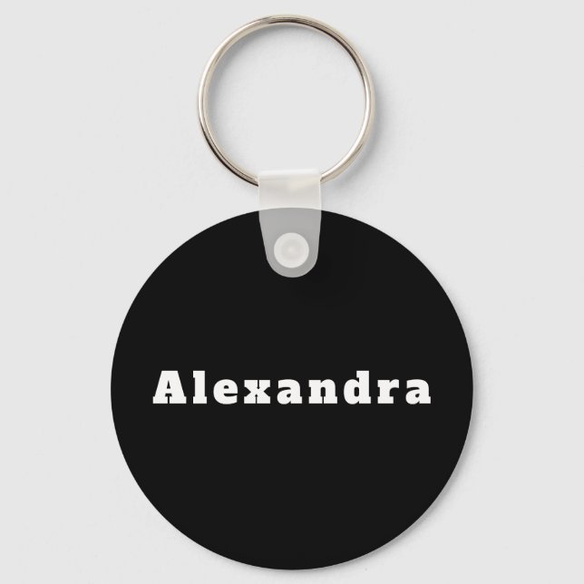 Llavero Alexandra (Anverso)