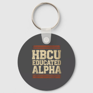 Llavero Alfa educado por HBCU Histórico Colegio Negro Alum