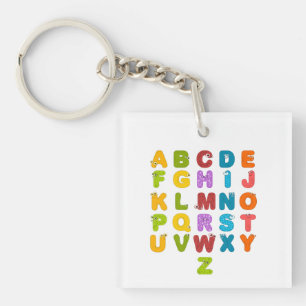 Llavero alfabeto Animal Letters Zoo Niños Nursera Infantil