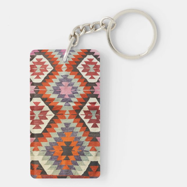 Llavero Alfombra Kilim Persa Turca Oriental (Atrás)