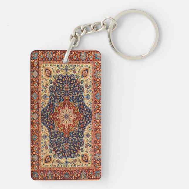 Llavero Alfombra Oriental Persa Turca Patrón (Atrás)