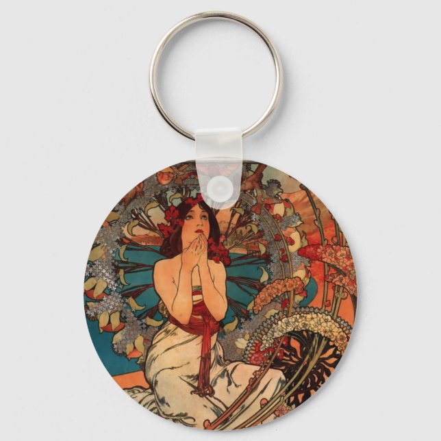 Llavero Alfons Mucha Monaco Monte Carlo (Anverso)