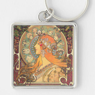Llavero Alfonso Mucha - zodiaco