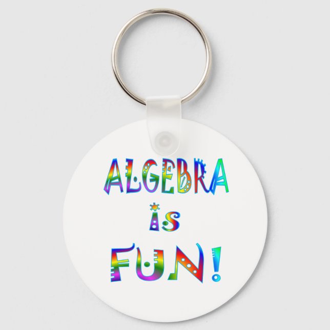 Llavero Algebra is Fun (Anverso)
