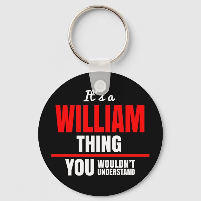 Llavero Algo que William no entenderías (Anverso)