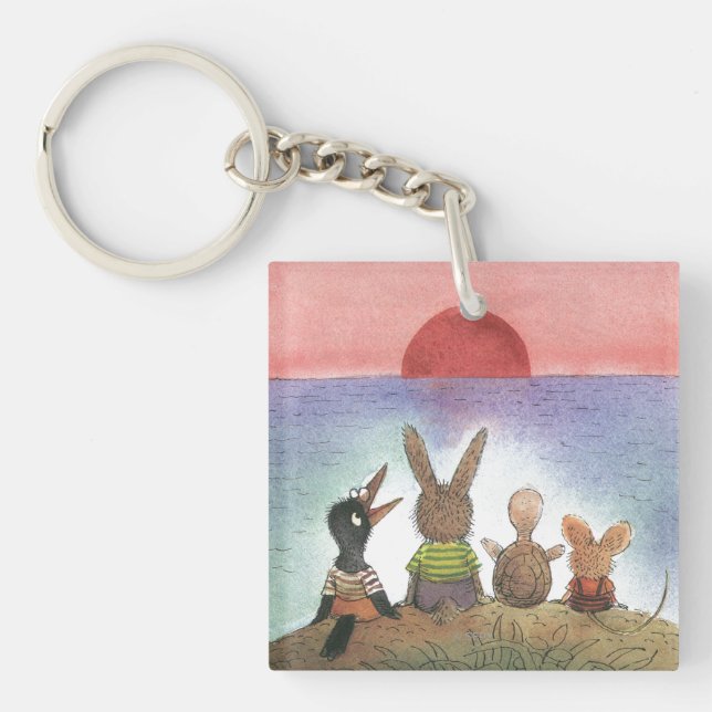 Llavero Algo rojo (Frente)